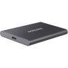 2TB SAMSUNG PORTABLE SSD T7 MU-PC2T0T/WW EXTERNAL SSD, BLACK, READ 1050 MB/S, WRITE 1000 MB/S, SHOCK RESISTANCE, USB 3.2 GEN.2 (SSD EXTERN/ВНЕШНИЙ SSD)