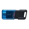 ФЛЕШ-НАКОПИТЕЛЬ USB-С3.2 KINGSTON DATATRAVELER 80M 128ГБ, BLACK/BLUE