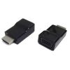 ADAPTER HDMI-VGA - GEMBIRD  AB-HDMI-VGA-001, HDMI TO VGA ADAPTER, CONVERTS DIGITAL HDMI INPUT (19 PIN MALE, V.1.4) INTO ANALOG VGA OUTPUT (DB15 FEMALE), BLISTER