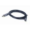 АДАПТЕР GEMBIRD CC-USB3C-DPF-01-6 /  USB TYPE-C TO DISPLAYPORT  / 1.8M