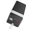 ПОРТАТИВНЫЙ АККУМУЛЯТОР HOCO J86A POWERMASTER / 22.5W / 50000MAH / BLACK