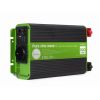 ENERGENIE EG-PWC-PS500-01, 12 V PURE SINE WAVE CAR DC-AC POWER INVERTER, 500 W, WITH USB PORT / 5V-2.1A, INPUT: 10-16 VDC (ACCUMULATOR DIRECTLY) - OUTPUT: 230 VAC +/- 10% AT 50 HZ (+/-1HZ), PURE SINE WAVE, THD < 3%, 90% EFFICIENCY