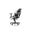 ИГРОВОЕ КРЕСЛО DXRACER GLADIATOR G001-NW / 150KG / 165-200CM / BLACK/WHITE