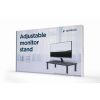 GEMBIRD MS-TABLE-01,  ADJUSTABLE MONITOR STAND (RECTANGLE), 20 KG, 370 X 235 X 120 MM, HEIGHT RANGE: 100/120/140 MM