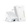TP-LINK  TL-WPA4220 KIT  N300 AV600 POWERLINE ADAPTER STARTER KIT, COMPACT SIZE, 300MBPS POWERLINE DATARATE, 1 LAN PORT, POWER SOCKET, HOMEPLUG AV, GREEN POWERLINE, PLUG AND PLAY, PAIR BUTTON, RANGE 300 METERS IN HOUSE