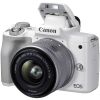 MIRRORLESS CAMERA CANON EOS M50 MARK II + 15-45 F/3.5-6.3 IS STM WHITE (4729C028)
