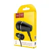 CASTI PENTRU TELEFOANE MOBILE HOCO M34 HONOR, CU FIR, NEGRU