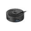USB-КОНЦЕНТРАТОР A4TECH HUB-30C, ЧЁРНЫЙ