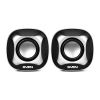 КОЛОНКИ SVEN 170 / 2.0 / 5W RMS / USB POWER SUPPLY / VOLUME CONTROL ON THE CABLE / BLACK-WHITE