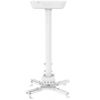 SUNNE PRO300XL2 CEILING/ BEVEL PROJECTOR BRACKET, CEILING TO PROJECTOR 820-1200MM, TILT/SWIVEL-20°~+20°,  360° ROTATE, MAX 35KG, UNIVERSAL MOUNTING PATTERN UP TO 500MM WIDTH, WHITE