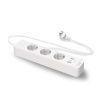 POWER STRIP  TP-LINK TAPO P300, WHITE, SMART WI-FI POWER STRIP, 3 X SMART SOCKETS / USB-C / 2 X USB-A, INDIVIDUAL CONTROL, MAXIMUM LOAD: 23KW / 10A, UP TO 18W PD AND QC3.0, SCHEDULE & TIMER, REMOTE CONTROL, AWAY MODE