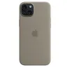 HUSA APPLE IPHONE 15 PLUS SILICONE CASE WITH MAGSAFE, ARGILA