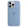 ЧЕХОЛ APPLE IPHONE 15 PRO MAX SILICONE CASE WITH MAGSAFE, ЗИМНИЙ ГОЛУБОЙ
