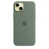 ЧЕХОЛ APPLE IPHONE 15 PLUS SILICONE CASE WITH MAGSAFE, КИПАРИС