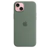 ЧЕХОЛ APPLE IPHONE 15 PLUS SILICONE CASE WITH MAGSAFE, КИПАРИС
