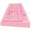 TASTATURA HAVIT KB871L, CU FIR, ROZ