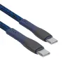 КАБЕЛЬ ДЛЯ ЗАРЯДКИ И ПЕРЕДАЧИ ДАННЫХ RIVACASE PS6105, USB TYPE-C/USB TYPE-C, 1,2М, СИНИЙ