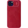 ЧЕХОЛ КНИЖКА NILLKIN IPHONE 15 PLUS - QIN PRO, КРАСНЫЙ