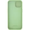 ЧЕХОЛ NILLKIN IPHONE 15, CAMSHIELD SILKY SILICONE, MINT GREEN