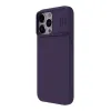 ЧЕХОЛ NILLKIN IPHONE 15 PRO MAX, CAMSHIELD SILKY SILICONE, DARK PURPLE