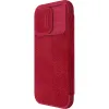 ЧЕХОЛ КНИЖКА NILLKIN IPHONE 15 PRO - QIN PRO, КРАСНЫЙ