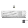 КЛАВИАТУРА LOGITECH MX KEYS S, БЕСПРОВОДНОЕ, PALE GRAY