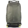 РЮКЗАК ДЛЯ НОУТБУКА BOBBY EXPLORE, 17", ПЕРЕРАБОТАННЫЙ ПЛАСТИК, ЗЕЛЁНЫЙ