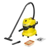 ПЫЛЕСОС KARCHER WD 4 V-20/5/22, ЖЕЛТЫЙ | ЧЕРНЫЙ