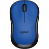 LOGITECH WIRELESS MOUSE M220 BLUE, SILENT OPTICAL MOUSE FOR NOTEBOOKS,