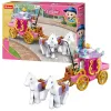 КОНСТРУКТОР SLUBAN "КАРЕТА С ДВУМЯ ЛОШАДЬМ" B0872, 6+