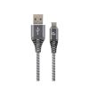 GEMBIRD CC-USB2B-AMCM-1M-WB2, SPACEGREY/WHITE - 1M, CABLE USB2.0/TYPE-