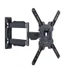 WALL MOUNT  GEMBIRD "WM-55ST-01" BLACK 32"-55" 32KG VESA:UP 400X400, WALL DIST:55-499MM ±90°,-5/+8°