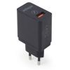 UNIVERSAL USB CHARGER - GEMBIRD EG-UQC3-01, 1XUSB QC3.0 OUTPUT: DC 3.8V...6.5V / 3A, 6.5V...9V / 2A, 9V...12V / MAX 1.5A, INPUT: 100/240V, BLACK