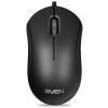 SVEN RX-60, OPTICAL MOUSE, 1000 DPI, USB,  2M, BLACK