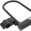 ЗАМОК NEWRBAN U-LOCK WITH MOUNTING BRACKET, ЧЕРНЫЙ