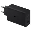 ЗАРЯДНОЕ УСТРОЙСТВО SAMSUNG TRIO FAST TRAVEL CHARGER EP-T6530, 65ВТ, ЧЁРНЫЙ
