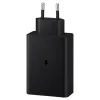 ЗАРЯДНОЕ УСТРОЙСТВО SAMSUNG TRIO FAST TRAVEL CHARGER EP-T6530, 65ВТ, ЧЁРНЫЙ