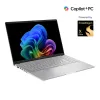 НОУТБУК 15,6" ASUS VIVOBOOK S 15 OLED S5507QA, COOL SILVER, QUALCOMM SNAPDRAGON X ELITE X1E-78-100, 32ГБ/1024ГБ, WINDOWS 11 HOME