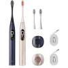 ЭЛЕКТРИЧЕСКАЯ ЗВУКОВАЯ ЗУБНАЯ ЩЕТКА OCLEAN X PRO DIGITAL DUO SET, СИНИЙ | ЗОЛОТОЙ