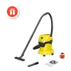 ПЫЛЕСОС KARCHER WD 3 V-15/6/20 + ФИЛЬТР-МЕШКИ KFI 357, ЖЁЛТЫЙ
