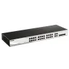 24-PORT 10/100/1000BASE-T, D-LINK DGS-1210-28/F1A