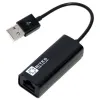 ETHERNET ADAPTER USB RJ45 100, BLACK COLOR