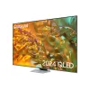 55" QLED SMART ТЕЛЕВИЗОР SAMSUNG QE55Q80DAUXUA, 3840X2160 4K UHD, TIZEN 8.0, СЕРЕБРИСТЫЙ