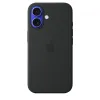 ЧЕХОЛ APPLE IPHONE16 SILICONE CASE WITH MAGSAFE, ЧЁРНЫЙ