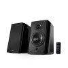 EDIFIER R2000DB BLACK, 2.0/ 120W (2X36W+2X24W) RMS, AUDIO IN: BLUETOOTH, RCA X2, PC, AUX, OPTICAL, COAXIAL, REMOTE CONTROL, ALL WOODEN, (5”+1”)