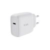 TRUST MAXO 65W UNIVERSAL USB-C CHARGER,  CHARGING TECHNOLOGY USB-C, USB PD 3.0 + PPS, OUTPUT (5, 9, 12, 15, 20V; MAX 3A), WITH INCLUDED 2M USB-C CABLE, WHITE