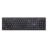 SVEN KB-E5900W, WIRELESS KEYBOARD, 107 KEYS, SLIM COMPACT DESIGN, LOW-PROFILE KEYS WITH SMOOTH STROKE, NANO RECEIVER, USB, BLACK, RUS/UKR/ENG