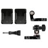 GOPRO HELMET FRONT + SIDE MOUNT -TO ATTACH GOPRO TO THE FRONT OR SIDE OF HELMETS, COMPATIBLE WITH HERO7 BLACK, HERO6 BLACK, HERO5 BLACK, HERO5 SESSION, HERO SESSION, HERO4 BLACK, HERO4 SILVER