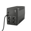 TRUST BACK-UPS PAXXON 1000VA/600W, AVR, 4 X CEE 7/7 SCHUKO (ALL 4 BATTERY BACKUP + SURGE PROTECTED), LED INDICATORS, 2 MINUTES OF RUNTIME AT 450W CAPACITY LOAD, USB CONNECTION AND DOWNLOADABLE PC SOFTWARE