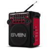 КОЛОНКА ПОРТАТИВНАЯ SVEN SRP-355, BLACK / 3W / BLUETOOTH / FM/AM/SW RADIO / USB / MICROSD
